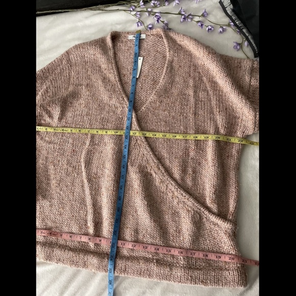 NWT Madewell Beresford Wrap-Front Pullover Sweater - Picture 4 of 12